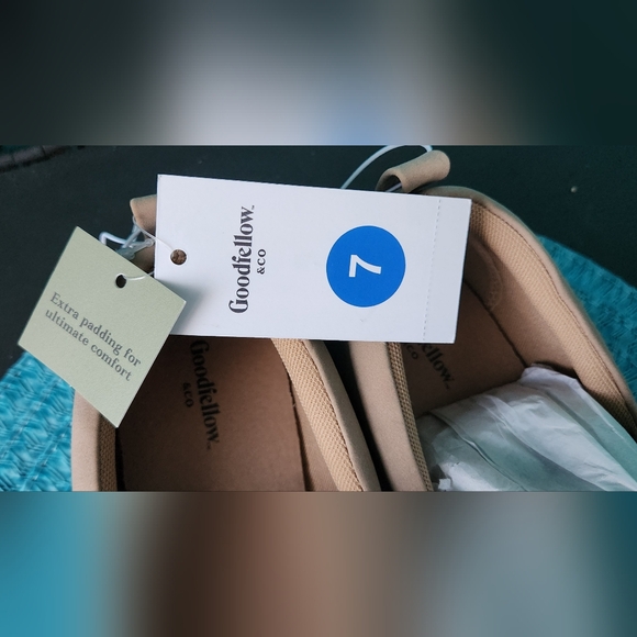 Goodfellow & Co Men's Liam size 7 loafers sneakers casual slip on taupe tan NWT - Picture 7 of 8